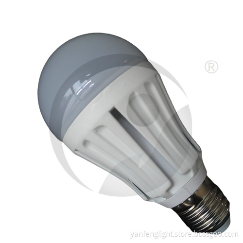 White Baking Finish LED Globe Round Bulb Lamp